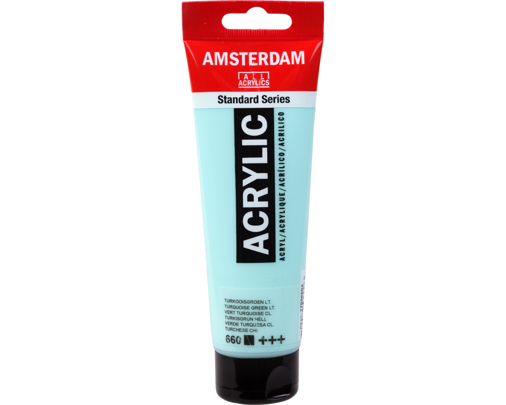 AMSTERDAM Acrylfarbe 120ml 17096602 türkisgrün 660