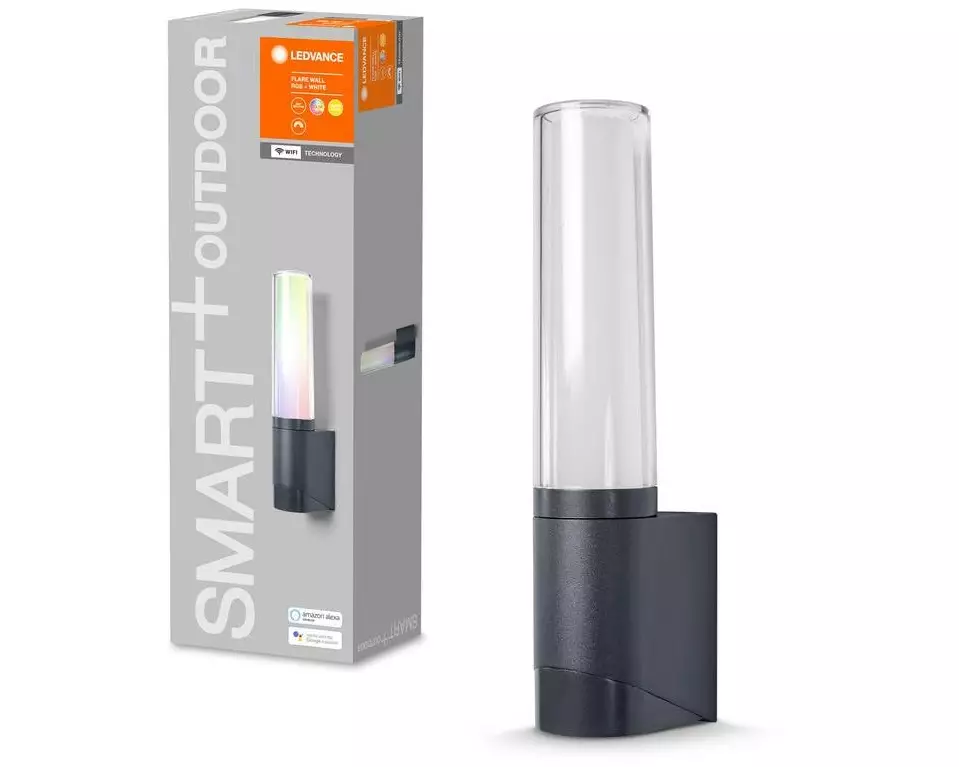 Ledvance Gartenleuchte SMART+ Flare Wall, 7.5 W, 3000 K, RGBW