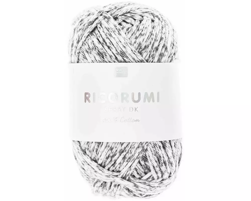 Rico Design Wolle Creative Ricorumi DK 25 g, Grau; Weiss