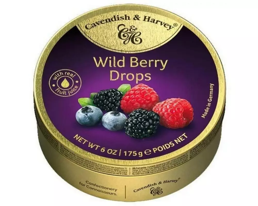 Cavendish & Harvey Sugar Free Wild Berry Drops 175 g