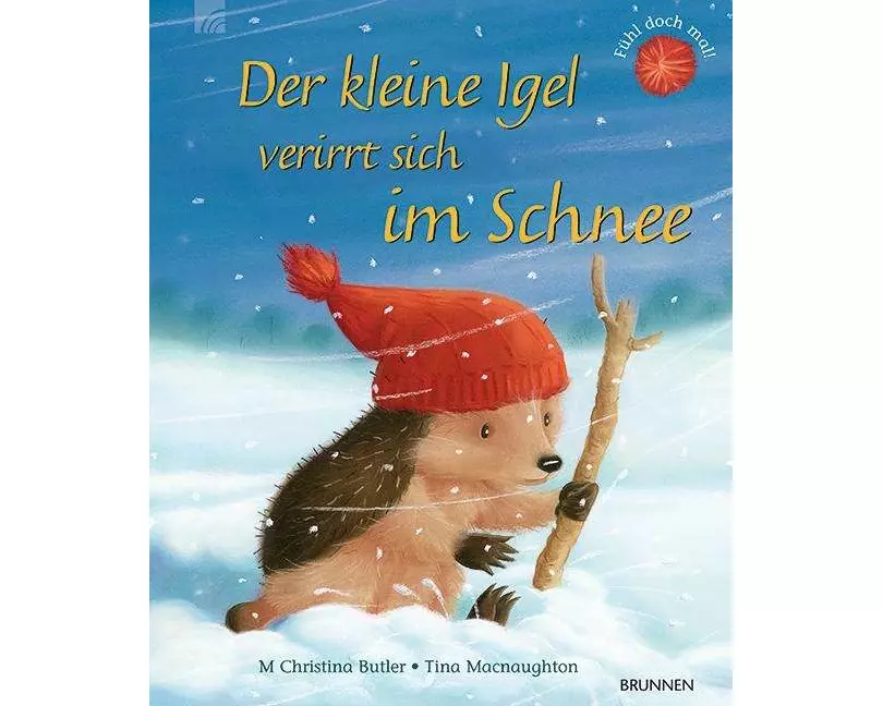 Der kleine Igel verirrt sich im Schnee
