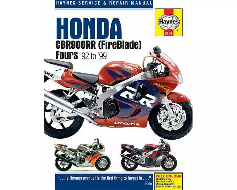Honda CBR900RR FireBlade (92 - 99) Haynes Repair Manual
