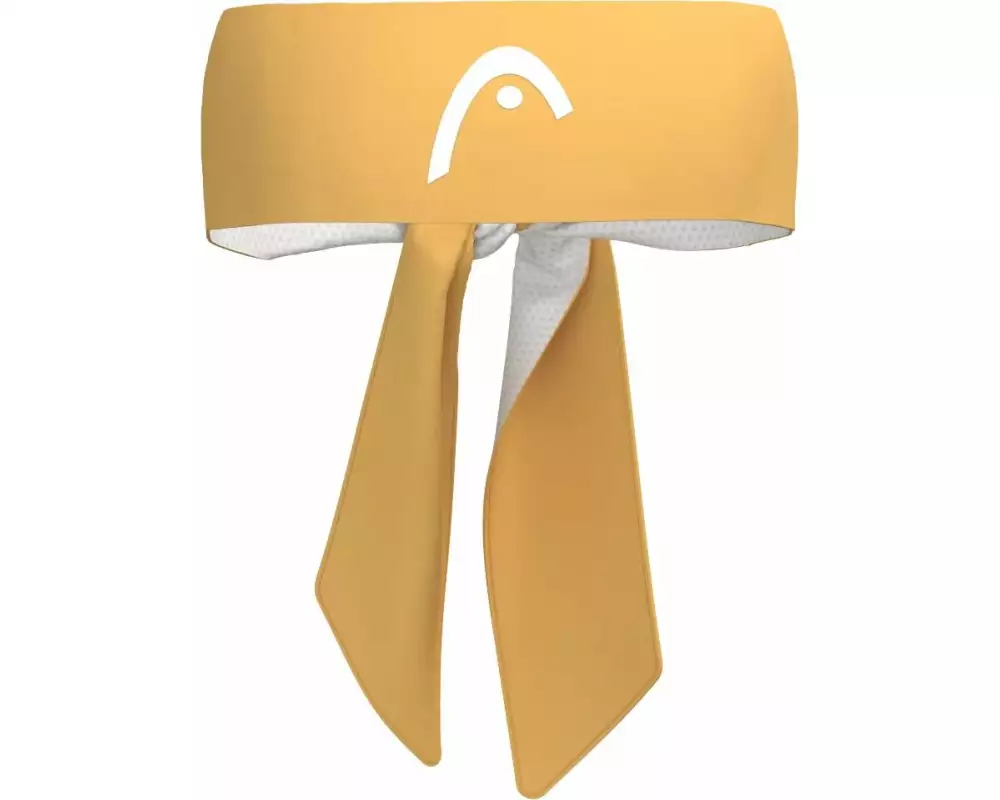 HEAD Kopfband Bandana Gelb/Weiss