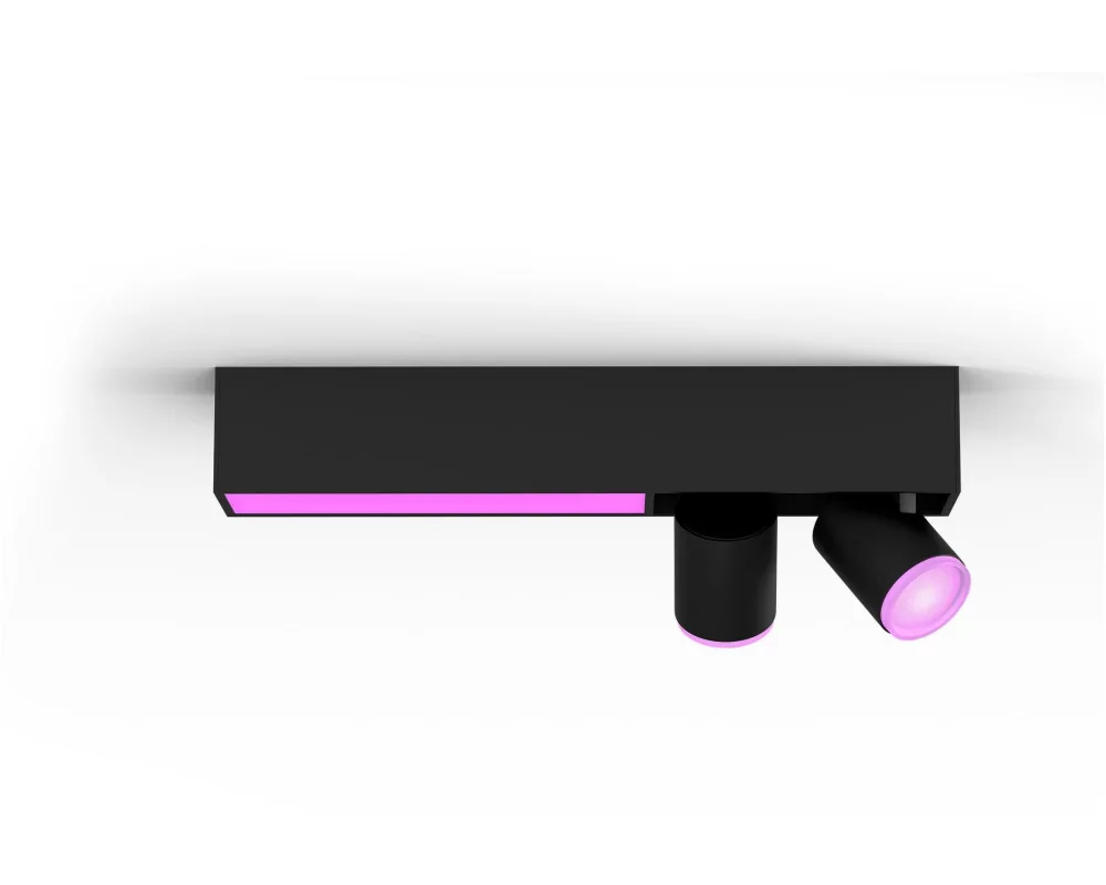 Philips Hue White & Color Ambiance Centris 2-Deckenspot Schwarz
