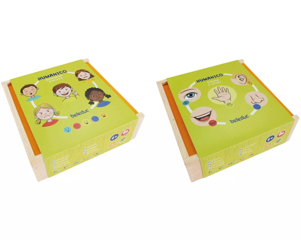 Beleduc Kinderspiel Humanico Emotionen / 5 Sinne