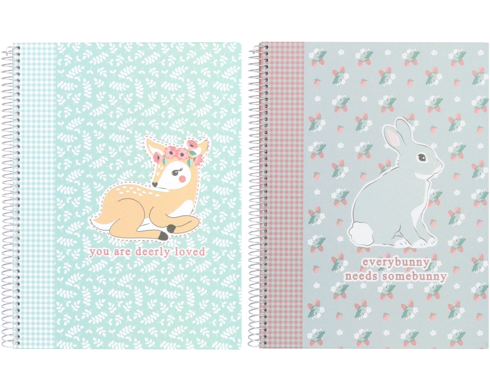 ANCOR Spiralbuch A4 Sweet friends 111316 quad. 90g A4 80 Bl.