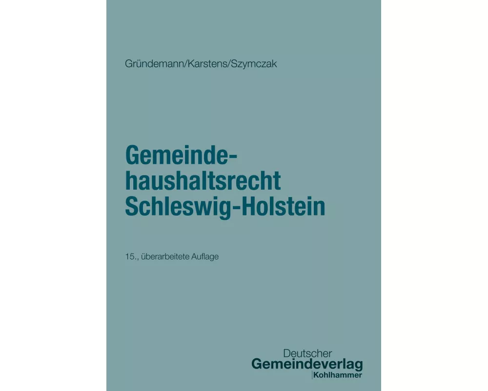 Gemeindehaushaltsrecht Schleswig-Holstein