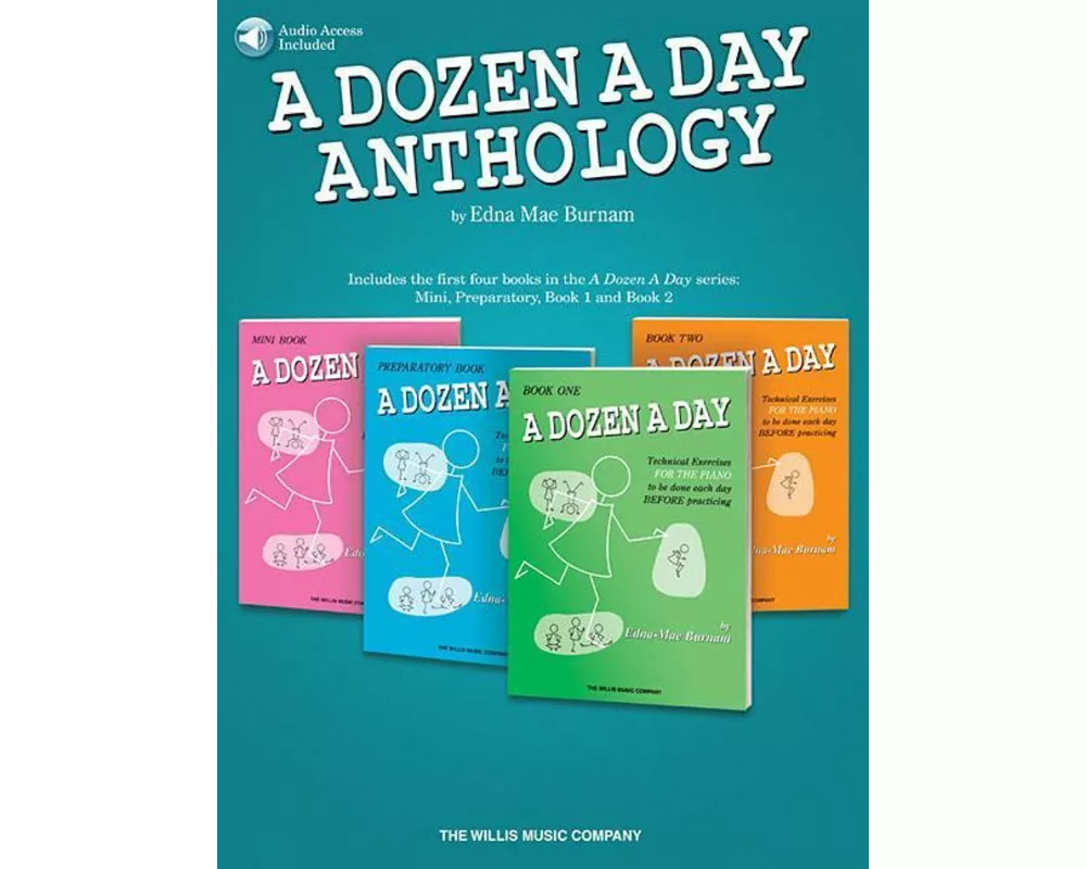 A Dozen a Day Anthology Book/Online Audio