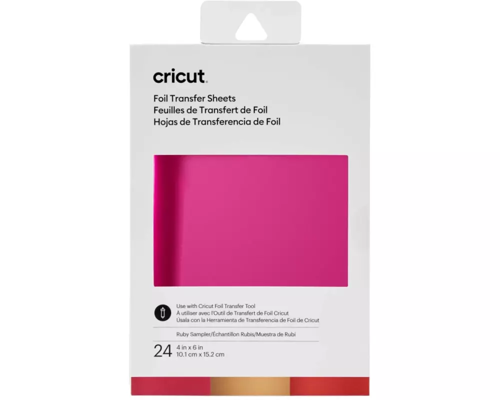 Cricut Transferfolie 10.1 x 15.2 cm, Ruby, 24 Blatt