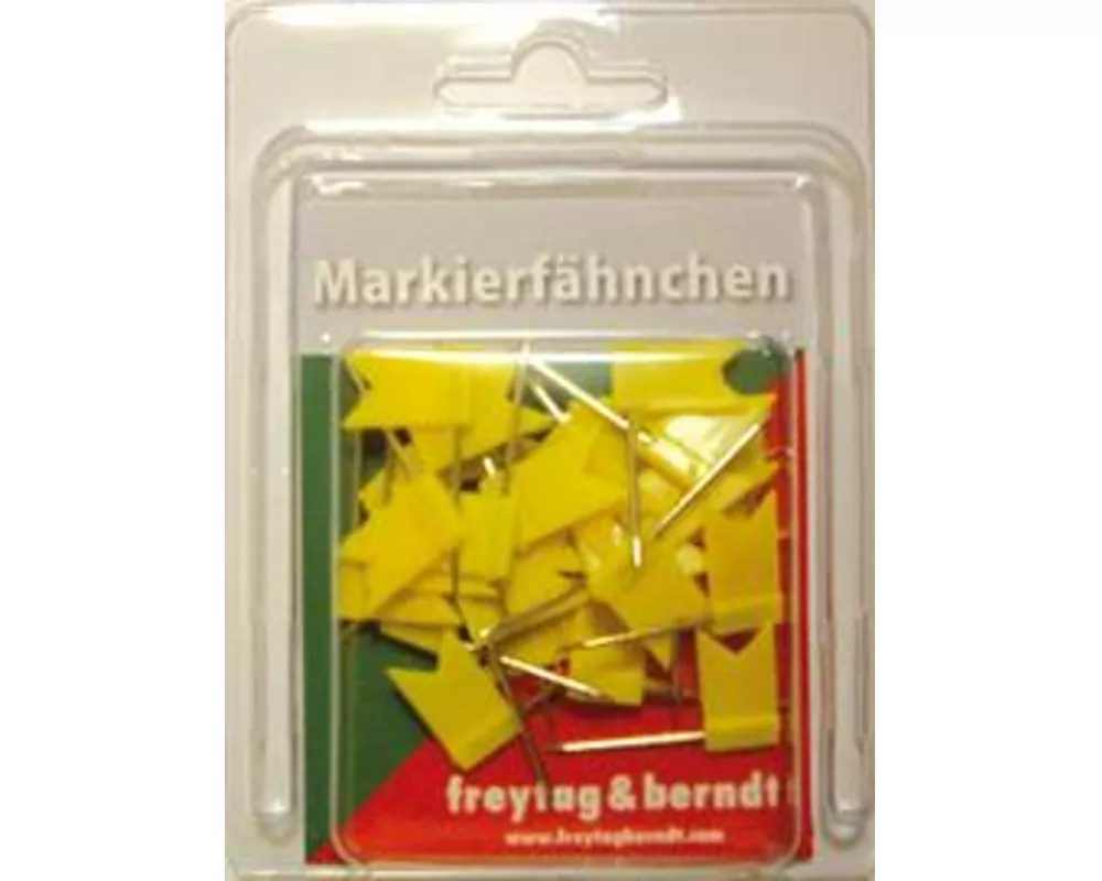 Pin Fähnchen gelb