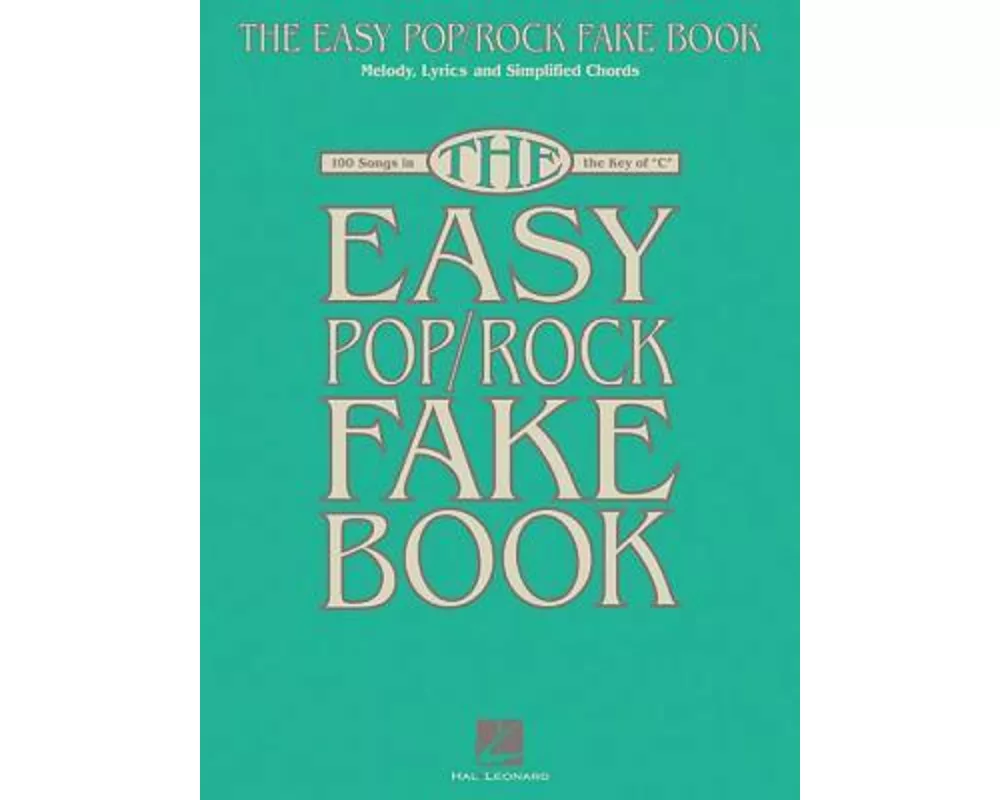 The Easy Pop/Rock Fake Book
