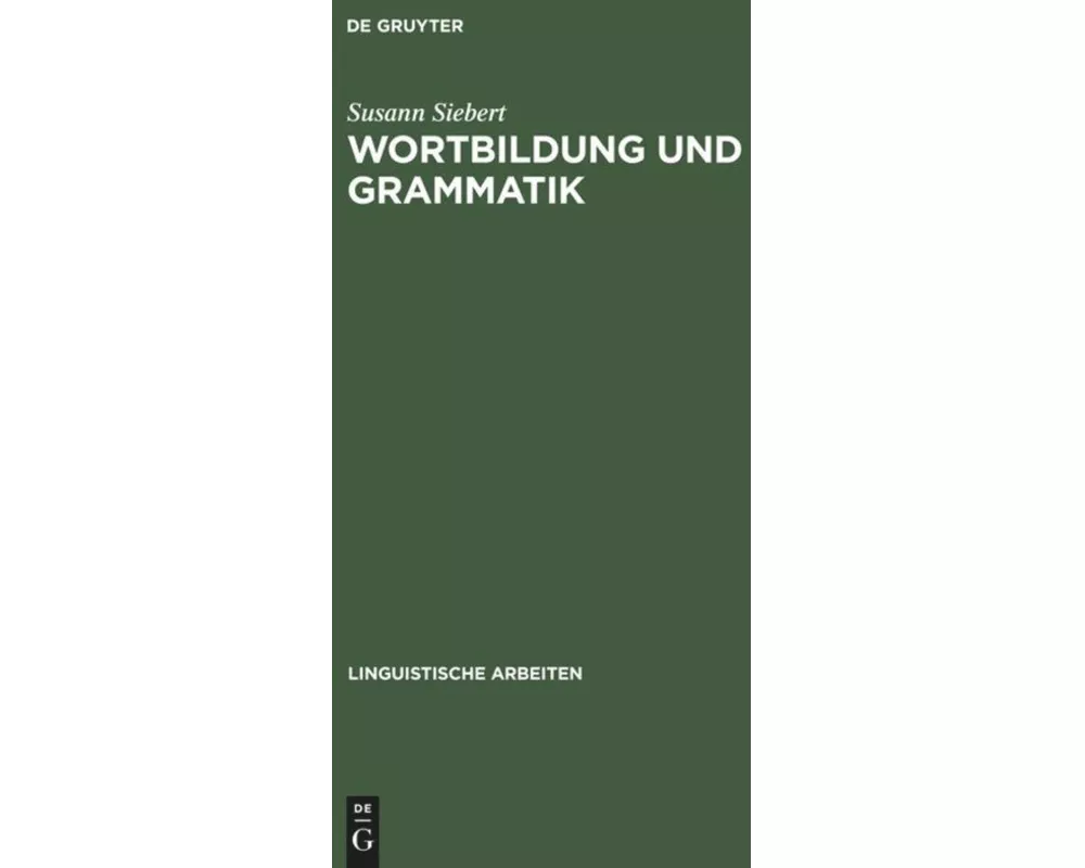 Wortbildung und Grammatik