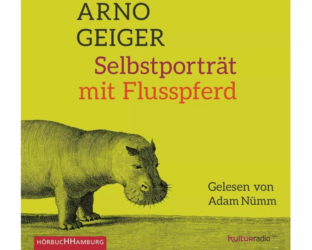 Selbstporträt mit Flusspferd