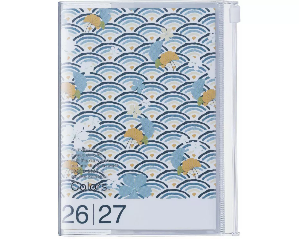 MARK'S 2026/27 Diary A6 Pattern // Wave Green