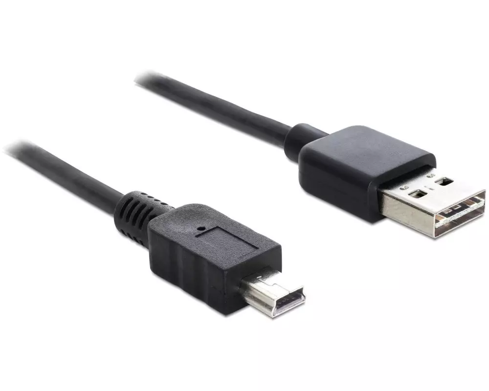 Delock USB 2.0-Kabel EASY-USB USB A - Mini-USB B 0.5 m