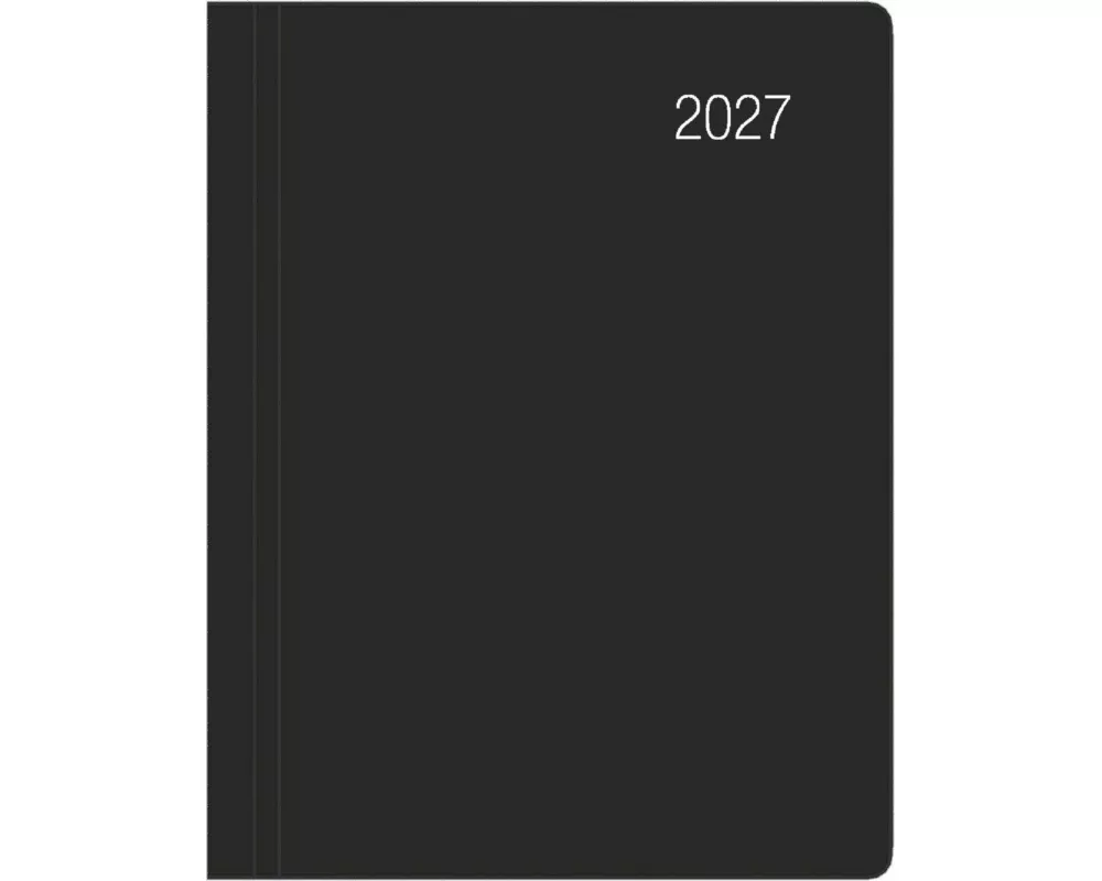 Taschenkalender schwarz 1W/2S 2027