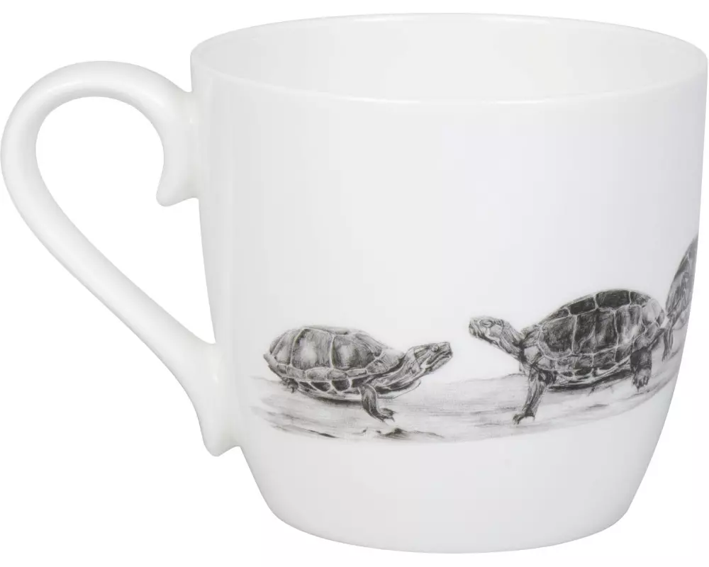 Könitz Kaffeebecher Schildkröten 425 ml, 1 Stück, Weiss