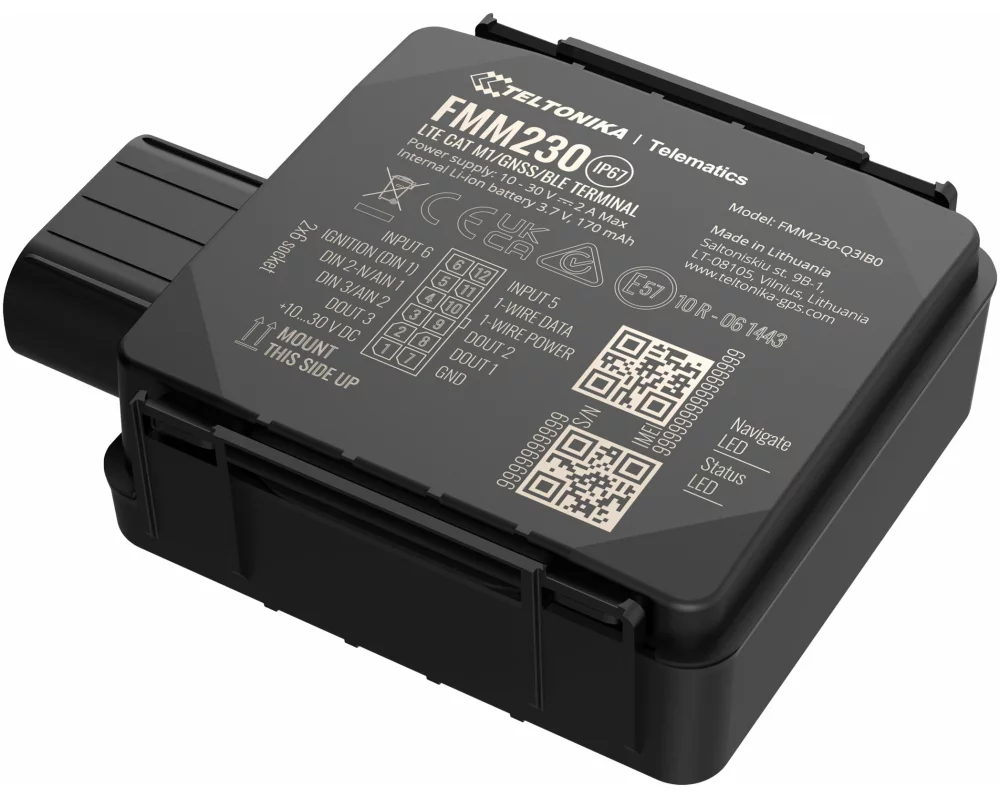 TELTONIKA TELEMATICS FMM230 4G LTE Cat M1 Tracker