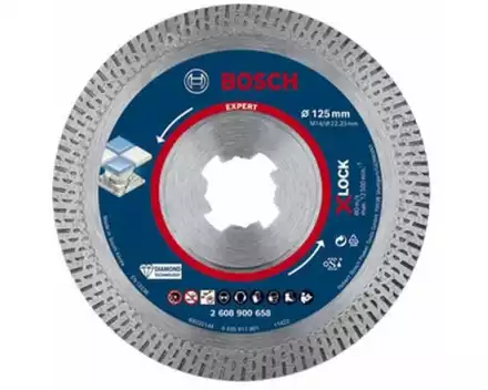 Bosch Professional Diamanttrennscheibe EXPERT HardCeramic X-LOCK, 115 mm