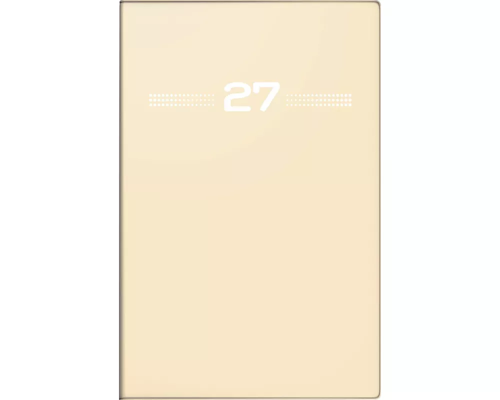 rido/idé 7015202037 Taschenkalender Mod. partner/Industrie I 2027 A7, Kunststoff, sand