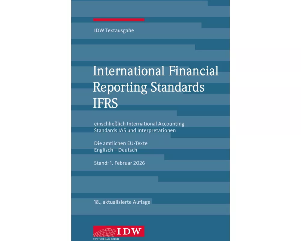 IDW, IFRS IDW Textausgabe, 18. Auflage