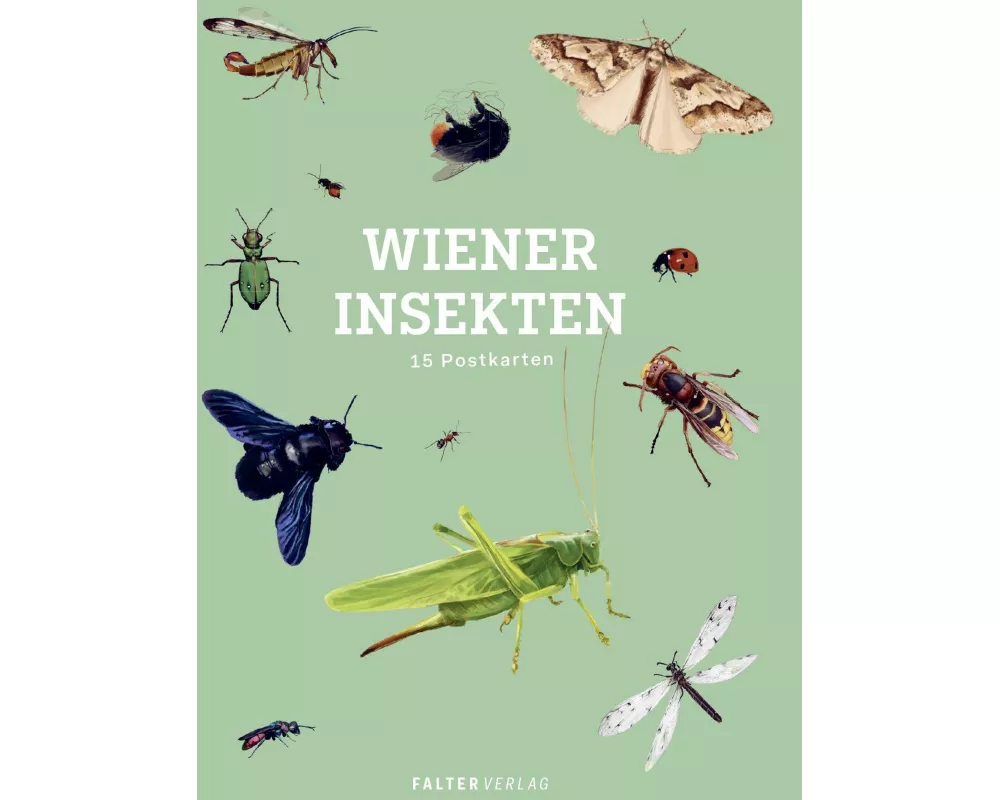 Wiener Insekten - Postkartenbuch