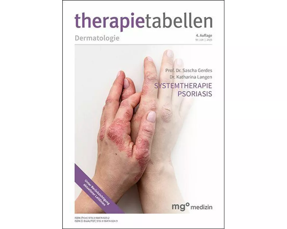 therapietabellen Psoriasis (4. Auflage)