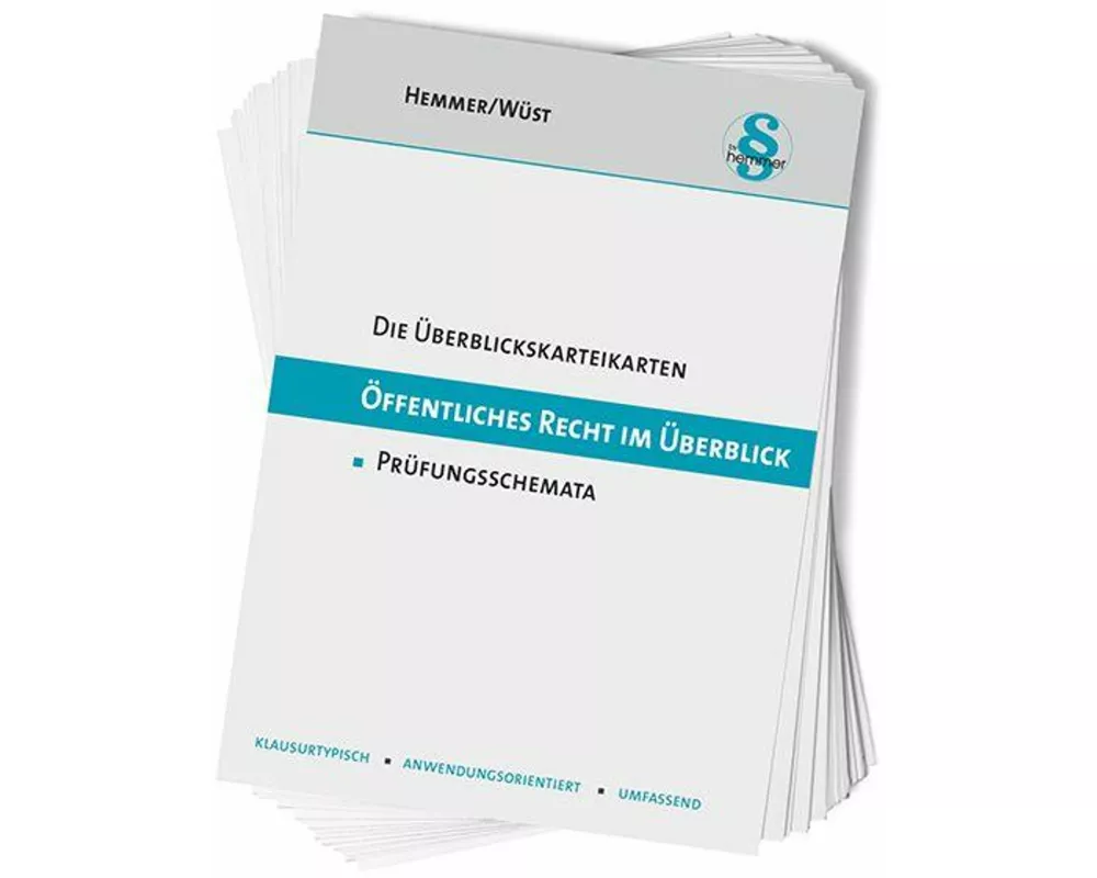 Die Überblickskarteikarten Öffentliches Recht im Überblick