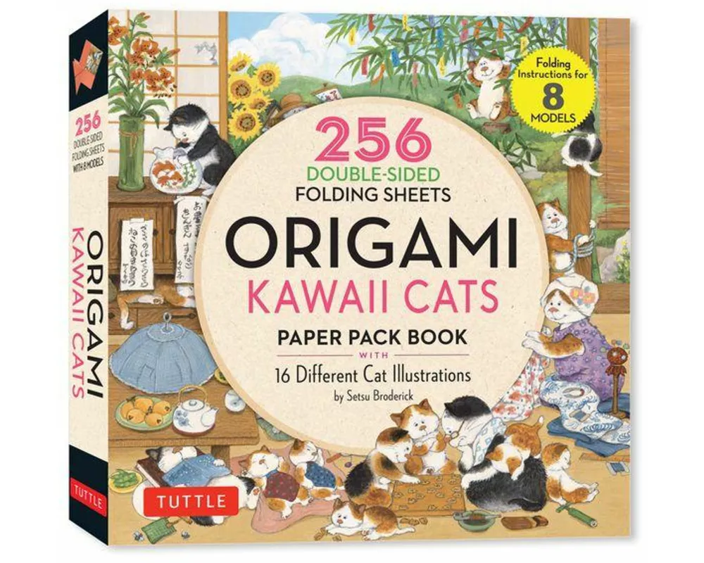 Origami Kawaii Cats Paper Pack Book