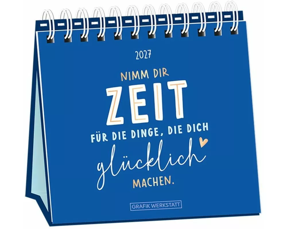 Tischkalender 2027 Nimm dir Zeit