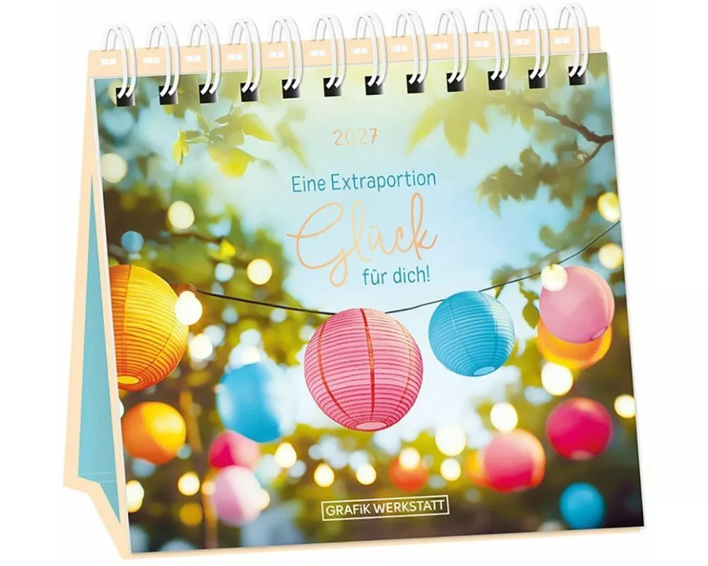 Tischkalender 2027 Extraportion Glück