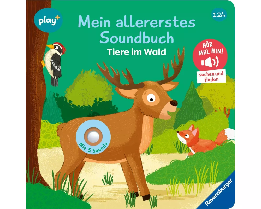 Play+ Mein allererstes Soundbuch Tiere im Wald - ab 12 Monate