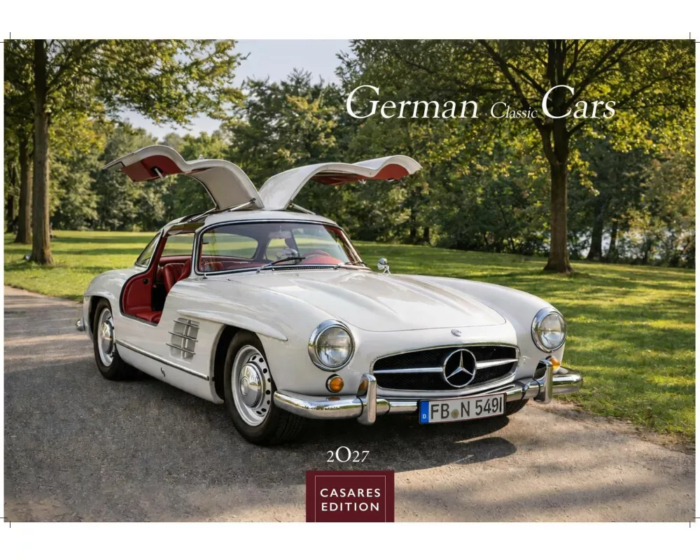 German Classic Cars Kalender 2027 - Wandkalender | Fotokalender Oldtimer 24x35 cm - deutsche Oldtimer - Meisterwerke deutscher Automobilgeschichte