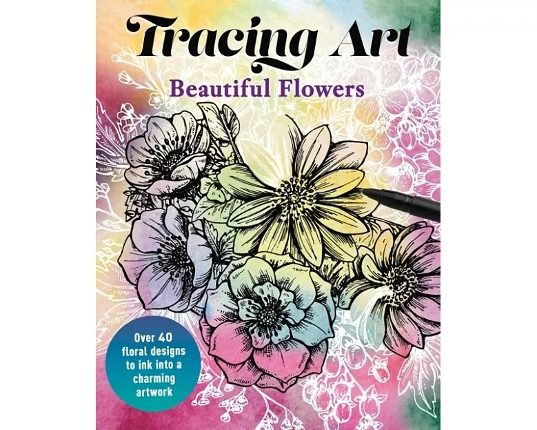 Tracing Art: Beautiful Flowers
