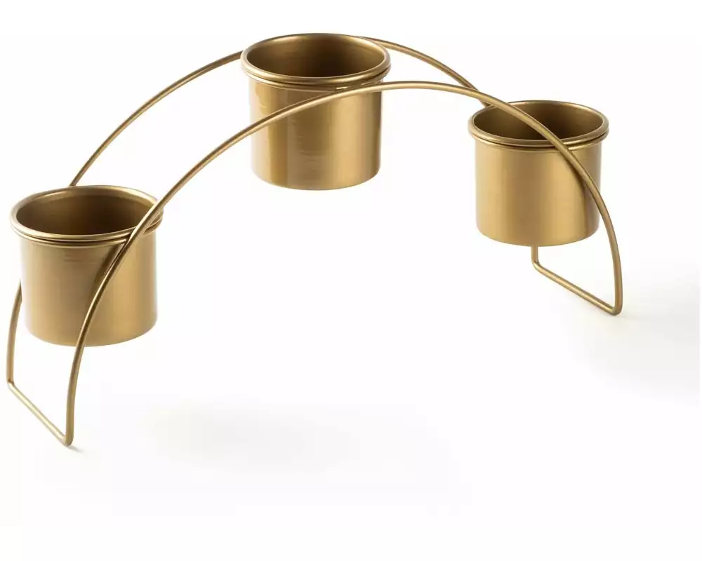 Wallxpert Pflanzenständer 20 cm, Gold