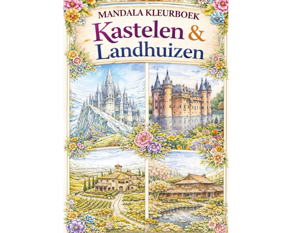 Mandala kleurboek, Kastelen & Landhuizen