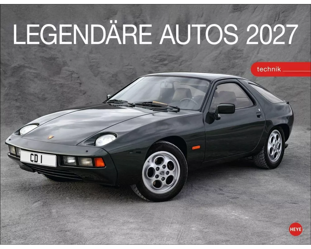 Legendäre Autos Posterkalender 2027
