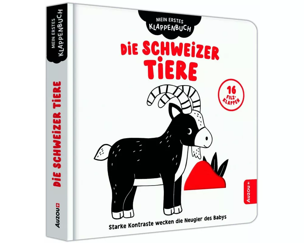 Mein erstes Klappenbuch: Die Schweizer Tiere