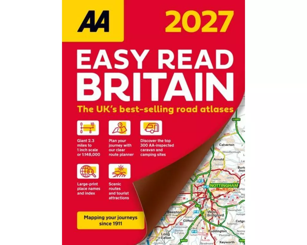AA Easy Read Atlas Britain 2027