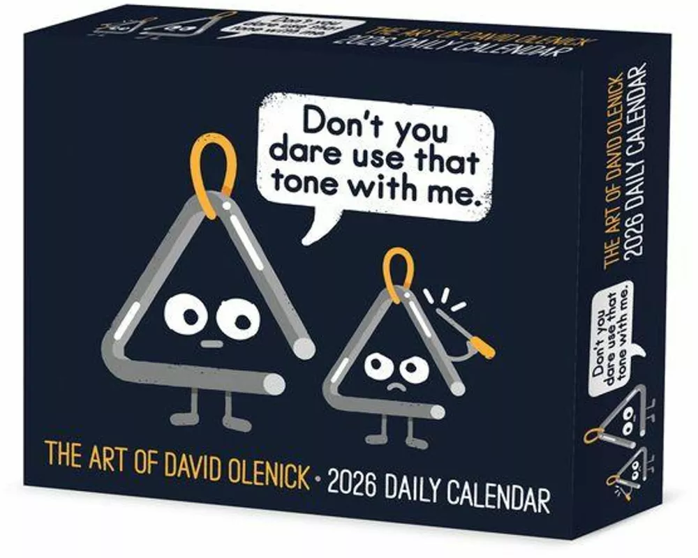 The Art of David Olenick 2026 5.4 X 6.2 Box Calendar
