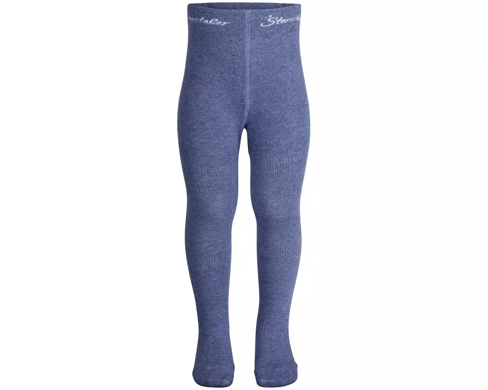 Sterntaler Strumpfhosen Uni Jeansblau Gr. 74