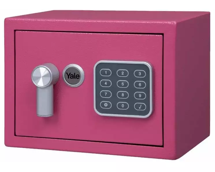 Yale Möbeltresor Value Safe Mini XS, 3.8 l, Pink