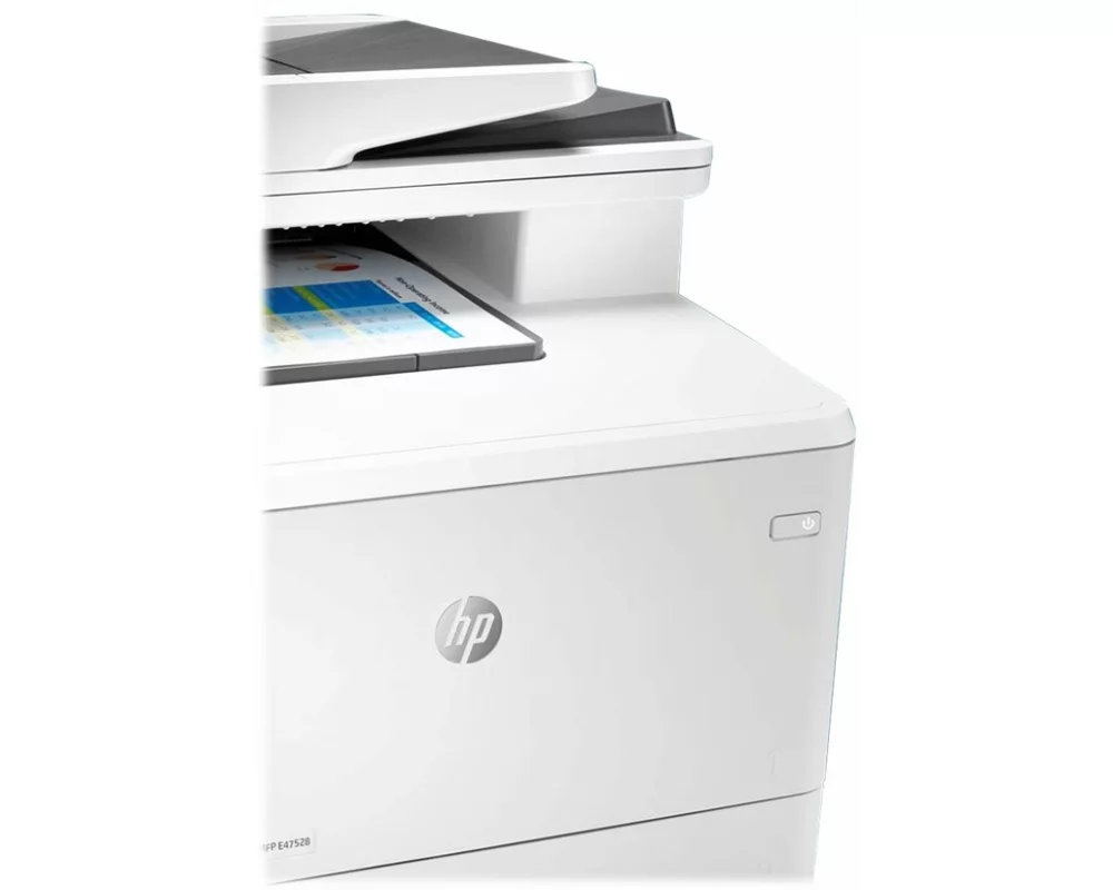 HP LaserJet Managed E47528f, MFP, A4, Color, Laser, 27ppm