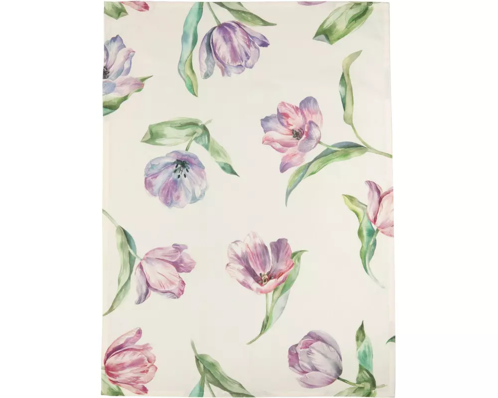 Pichler Geschirrtuch Tulips lilac Beige/Lila