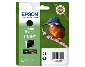 EPSON T1591 Photo Ink black Std Capacity 17 ml. blister Stylus Photo R2000