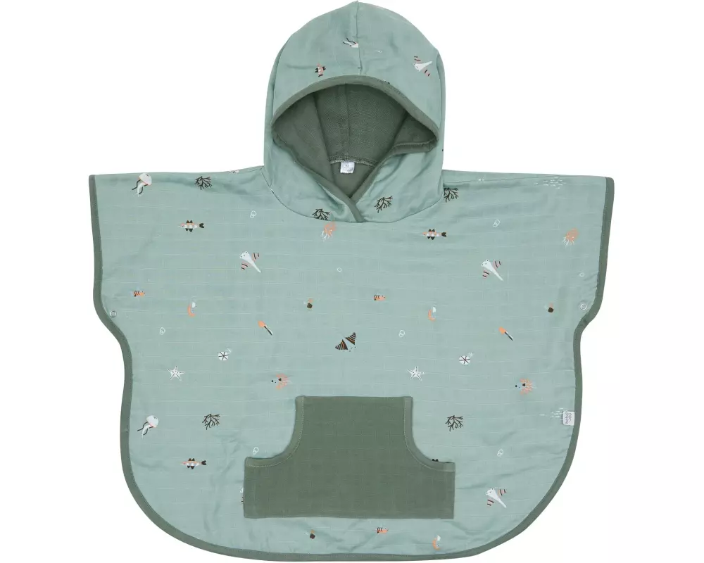 ZEWI bébé-jou Baby-Poncho Ocean Vibes