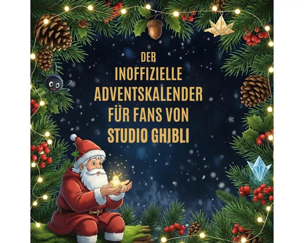 Der inoffizielle Adventskalender für Fans von Studio Ghibli