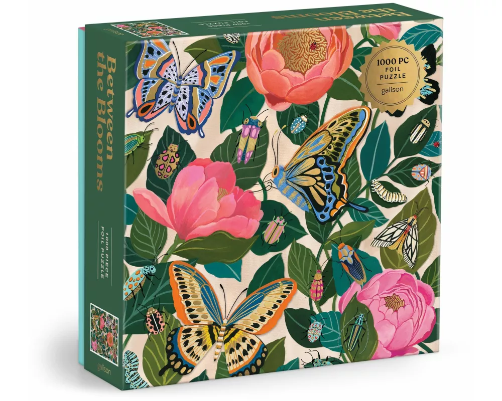 Between the Blooms 1000 Piece Foil Puzzle