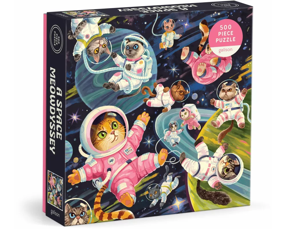 A Space Meowdyssey 500 Piece Puzzle