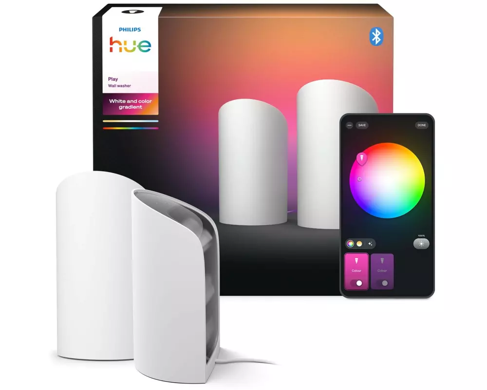 Philips Hue Play Wallwasher duo Weiss